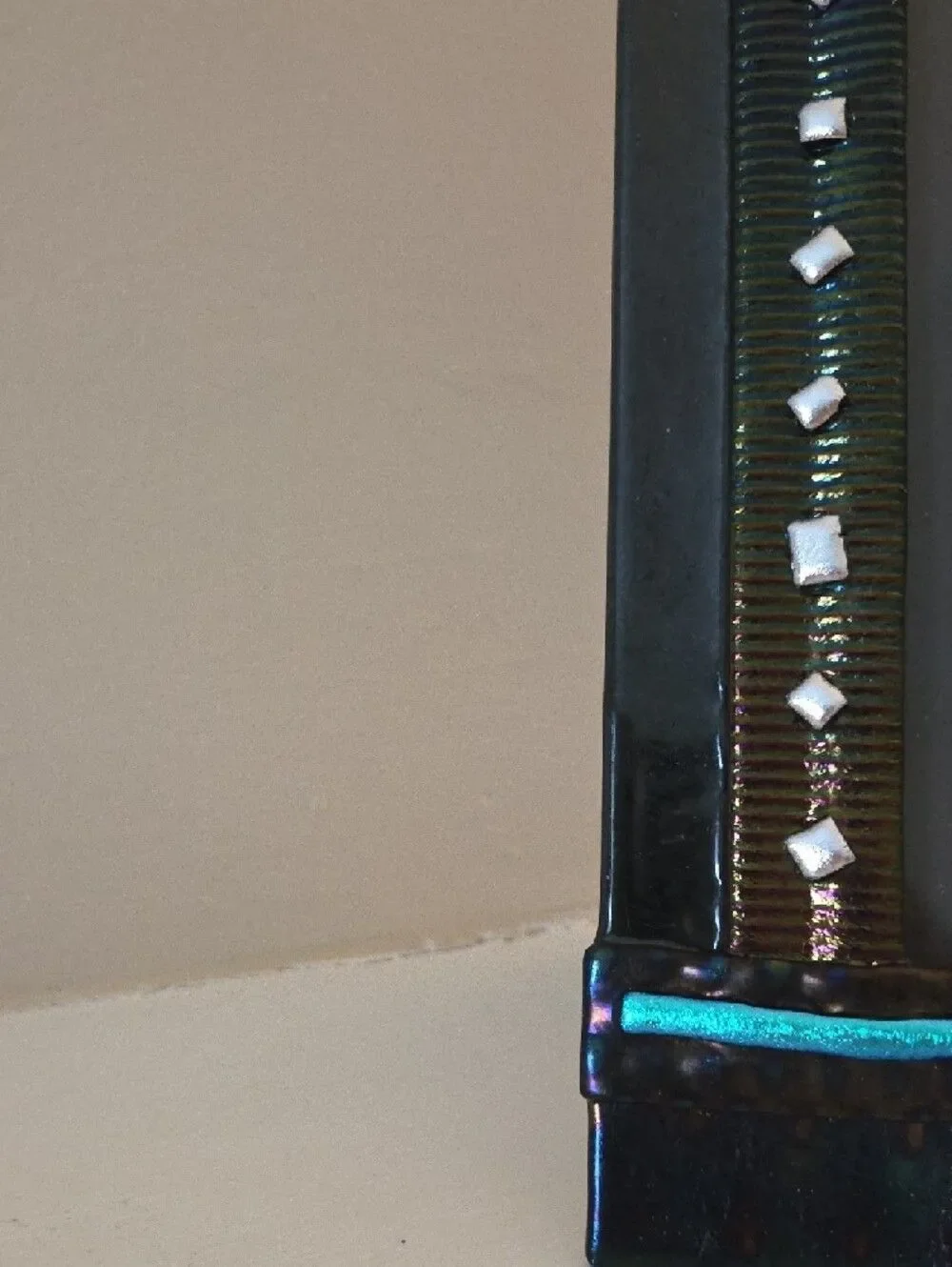 Iridescent Dichroic Glass Picture Frame